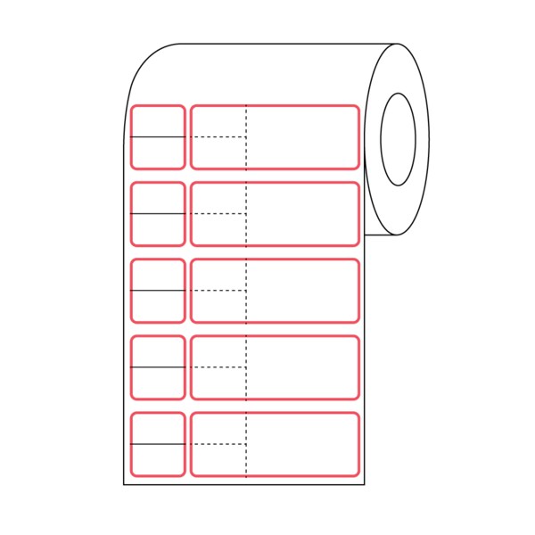 Misys / Sunquest - Multi Set Label MSL - Perf-Cut 1 3 x 4 3, PK4